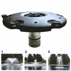 Prima pagina 40 Aquaforte Schwimmfontänen Set Inkl. 3er LED Beleuchtung Und 3 Aufsätzen