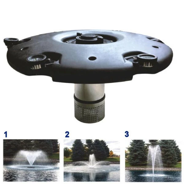 Aquaforte Schwimmfontänen Set Inkl. 3er LED Beleuchtung Und 3 Aufsätzen 3 Aquaforte Schwimmfontänen Set Inkl. 3er LED Beleuchtung Und 3 Aufsätzen