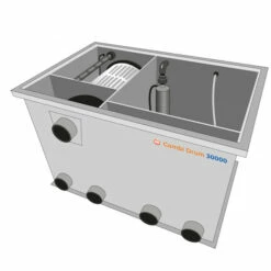 Koi Pro Teich Trommelfilter Combi Drum 30000 Mit Biokammer - Schwerkraft