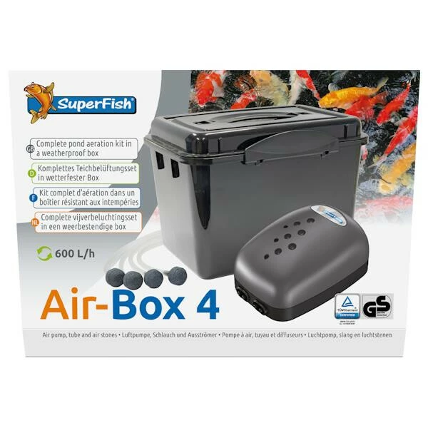 Superfish Air Box 4 (600 L/h) Teichbelüfter 3 Superfish Air Box 4 (600 L/h) Teichbelüfter