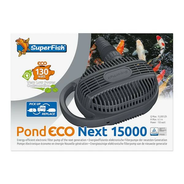 Superfish Teichpumpe Pond Eco Next 15000 (130W - 15000 L/h) 3 Superfish Teichpumpe Pond Eco Next 15000 (130W - 15000 L/h)