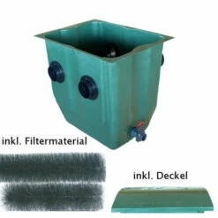 Tripond Modulfilter Grün Kompl. Mit Füllpaket Filterbürsten